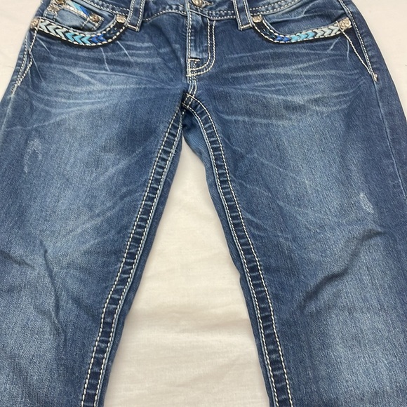 Miss Me Signature Boot Jeans Size 27 - Picture 5 of 13